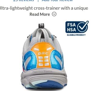 Dr. Comfort Women's Athletic Shoes - Blue and Pink